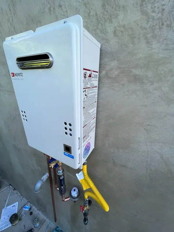 Tankless water heater installation for Cypress Lakes homes